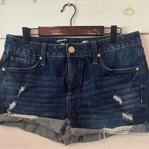 7 For All Mankind Womens 6 Weekend Short
Cut off Blue Jeans Shorts
Distressed - Picture 1 of 15